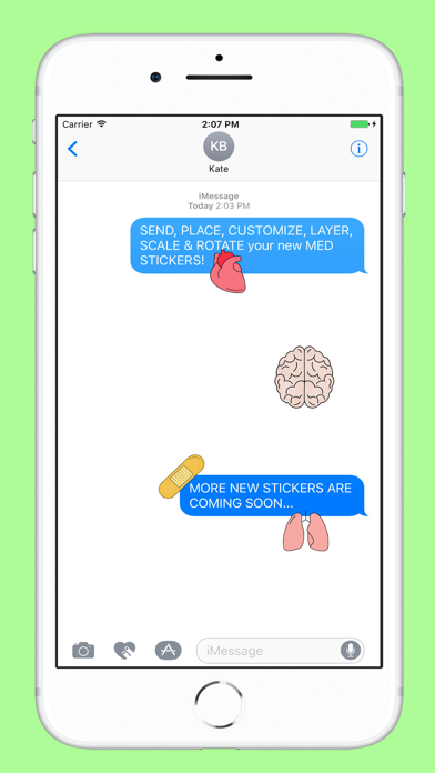 Screenshot #1 pour Medical Stickers