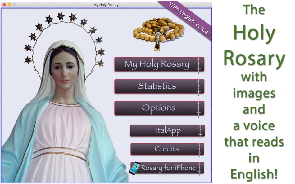 My Holy Rosary (with voice reading) for Mac OS X - 1.1 - (macOS)