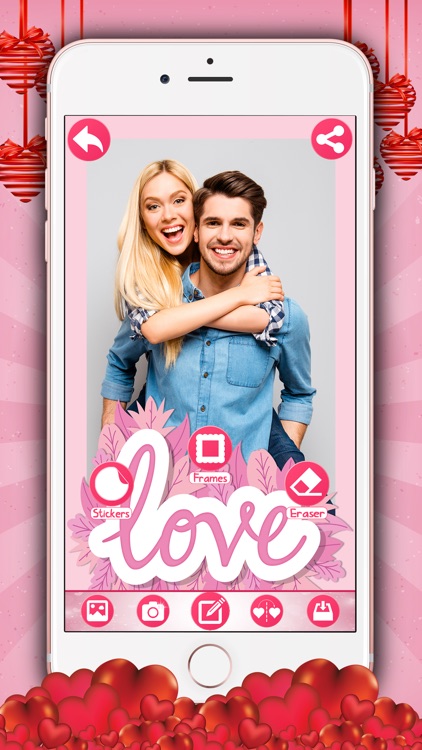 Love Photo Frames – Valentine's Day Collage Editor screenshot-3