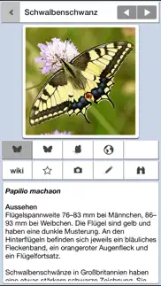 schmetterlinge bestimmen iphone bildschirmfoto 1
