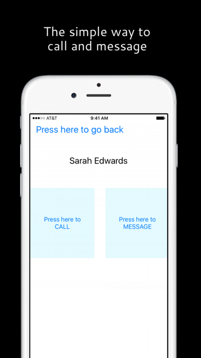 Screenshot #2 pour Phone Contacts Book - Senior and Elderly Citizens