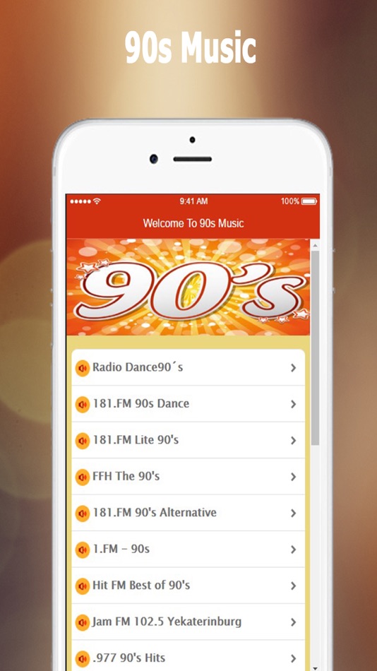 90s Music: The Best Online Radio With 90s Songs - 1.0 - (iOS)