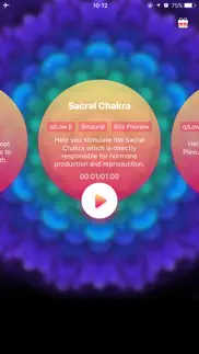 chakra opening-binaural beats for chakra training iphone screenshot 3