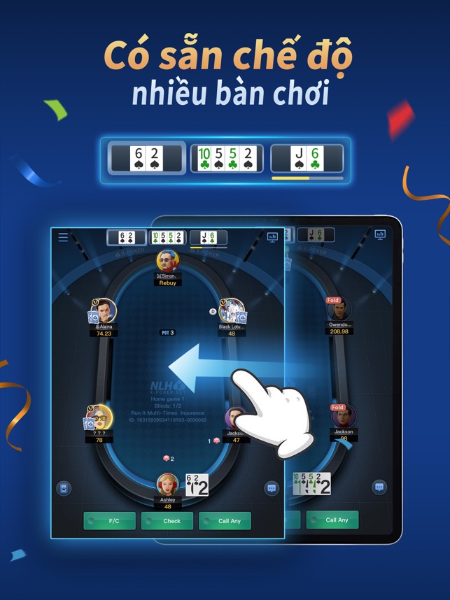 X-Poker - Mau Binh, Poker