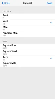 planimeter — measure land area iphone screenshot 2