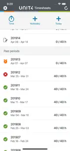 Unit4 Timesheets for MDM screenshot #1 for iPhone