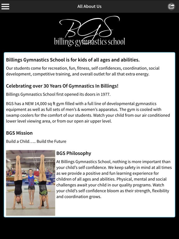 Screenshot #6 pour Billings Gymnastics School