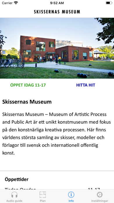 Skissernas Museum audioguide Screenshot