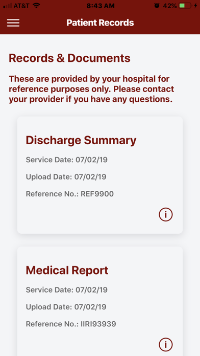Intervene Patient App Screenshot