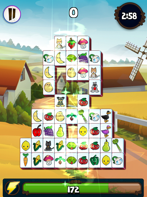 3 Minute Mahjong iPad screenshot