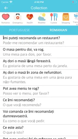 Game screenshot Portuguese Romanian Dictionary apk
