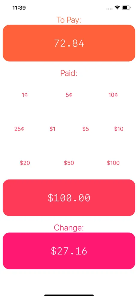 Change Calculator
