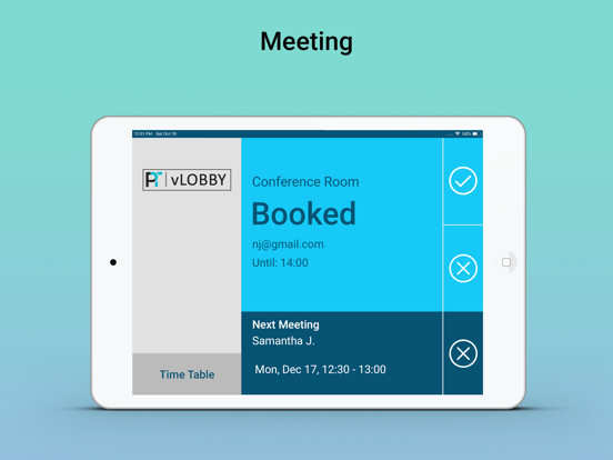 vLobby iPad screenshot 2 - Business app