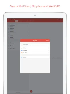 1Writer - Markdown Text Editor iPad image 2