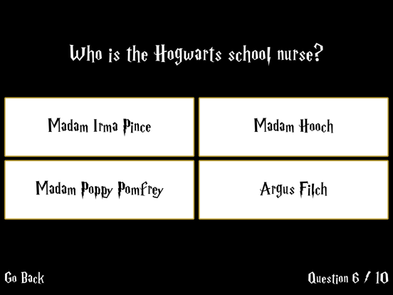 Screenshot #6 pour Fan Trivia for Harry Potter