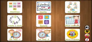 Interactive Telling Time Games screenshot #1 for iPhone