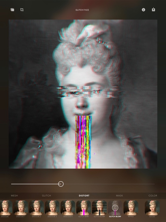 Glitch Face Pro iPad screenshot 5 - Photo & Video app