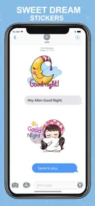 Sweet Dream Stickers!! screenshot #3 for iPhone