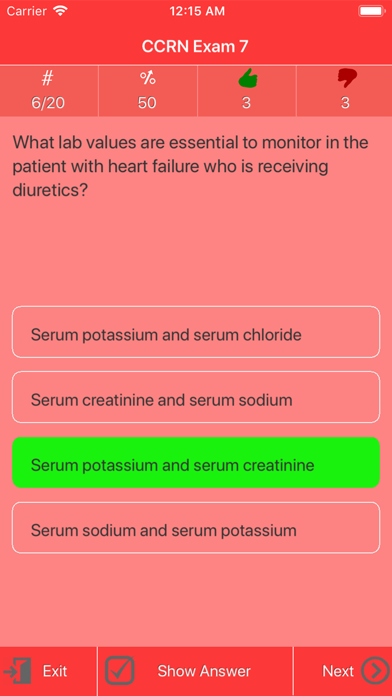 Screenshot #3 pour CCRN Nursing Quiz