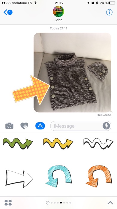 Screenshot #3 pour Arrows - Sticker Pack