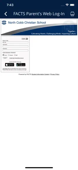 Game screenshot North Cobb Christian School hack