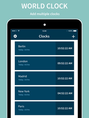 World Clock – Time Widgetのおすすめ画像4