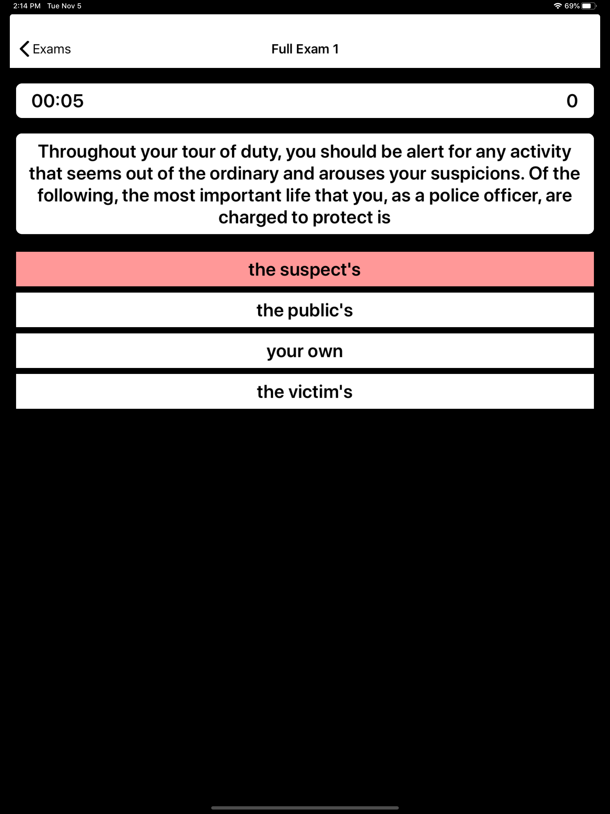 Police Sergeant Exam Prep