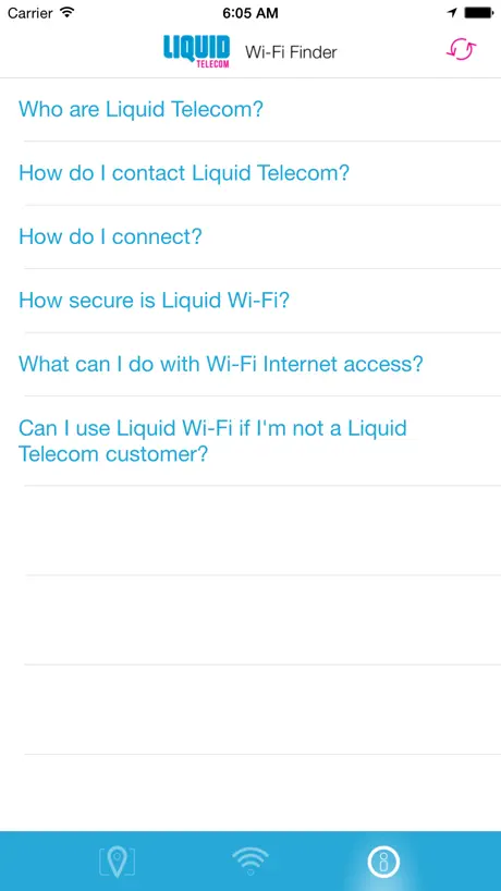 Liquid Telecom Wi-Fi Finder