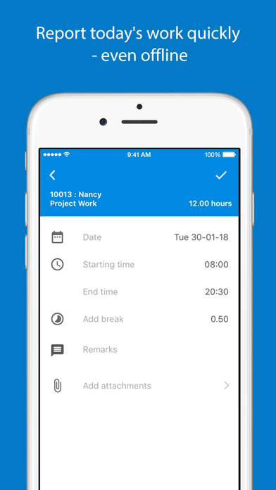 Screenshot #2 pour Visma Time