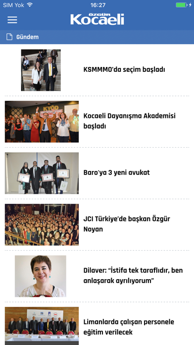 Screenshot #1 pour Özgür Kocaeli Gazetesi