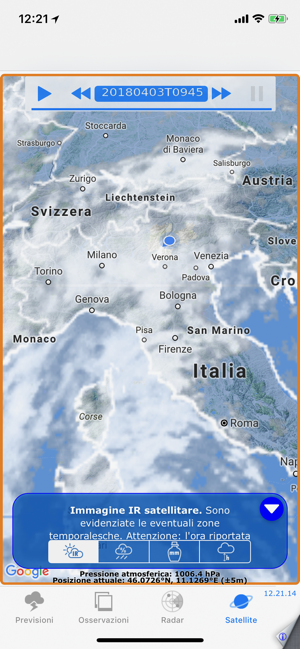 ‎METEO TRENTINO Screenshot