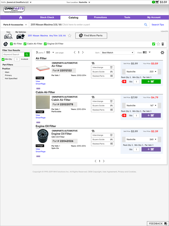 Screenshot #6 pour Omniparts Automotive