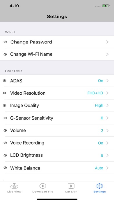 HELLA DVR DR 850 / 850 PRO Screenshot
