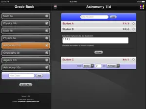 Grade Book HD screenshot #3 for iPad