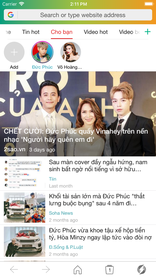 #4. SFive Browser (iOS) 作者: Viettel Telecom