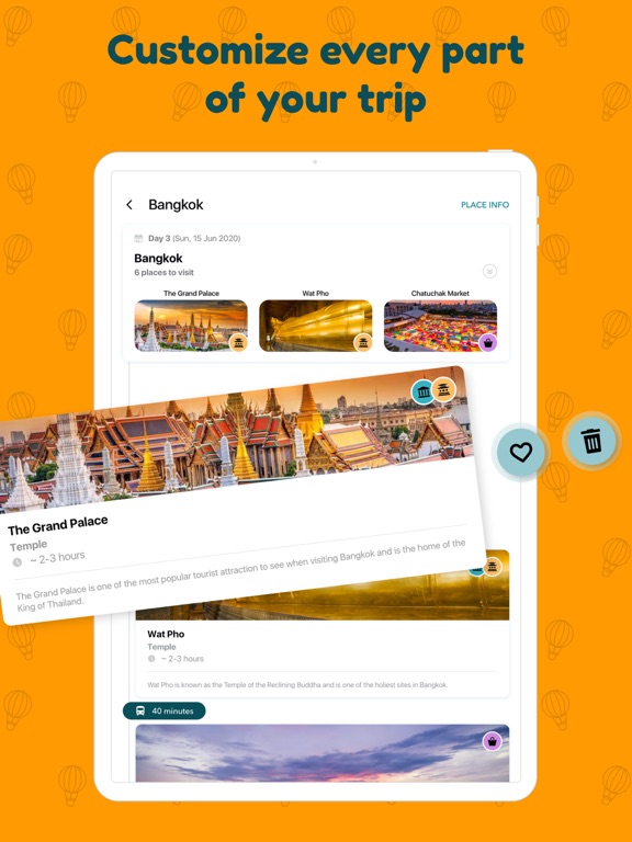 Screenshot #6 pour Itini: Thailand trip planner