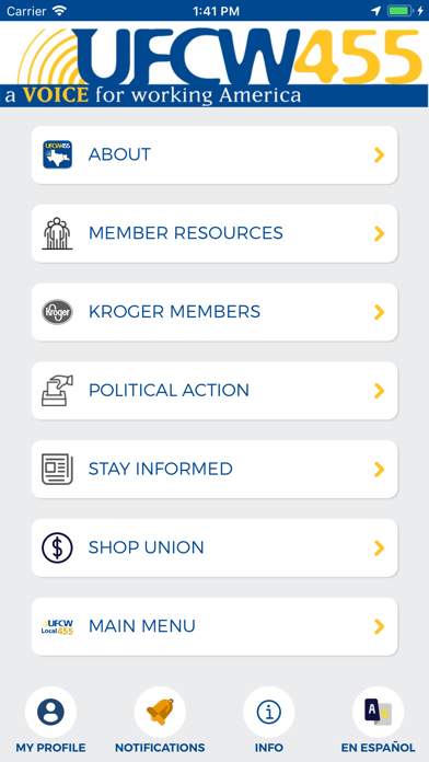 UFCW 455 Screenshot