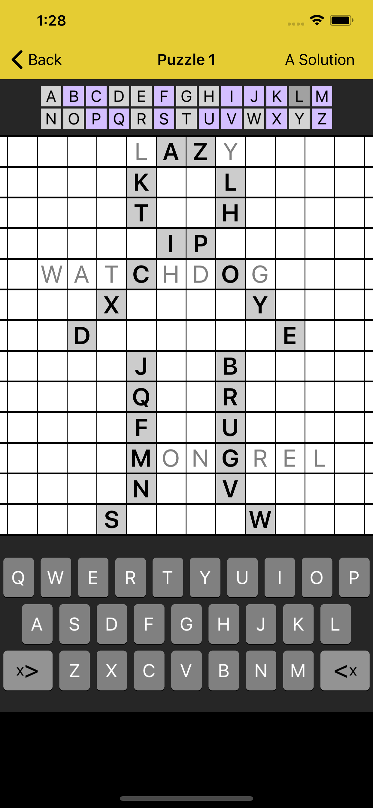 Lazy Dog Word Puzzle Volume 1 screenshot 2