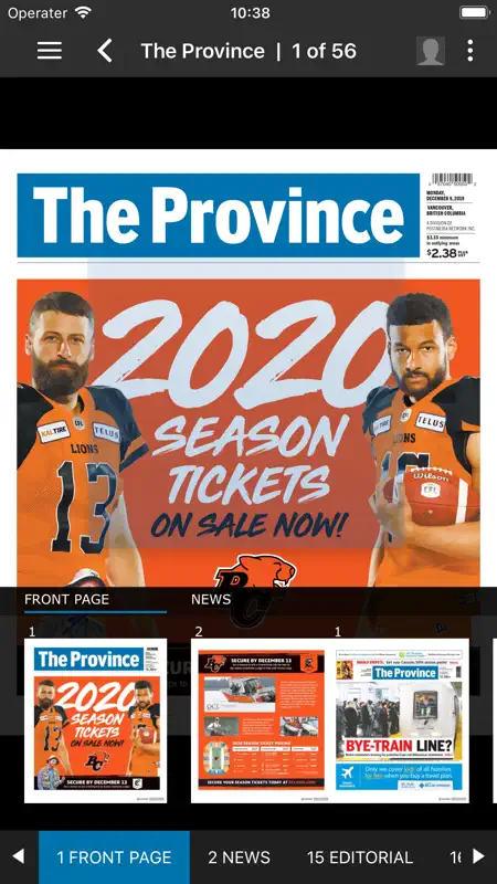 The Province ePaper screenshot 2 of 5
