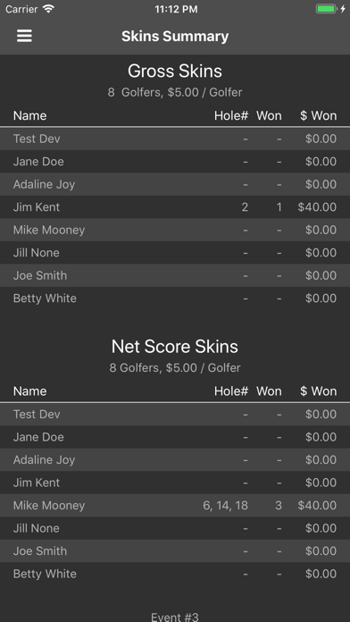 League Golfer Screenshot