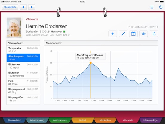 Screenshot #6 pour Doku-CarePad 2015