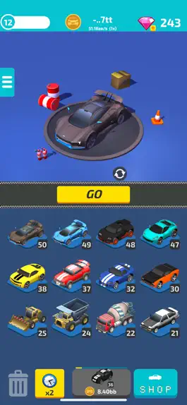 Game screenshot Idle Drift King apk