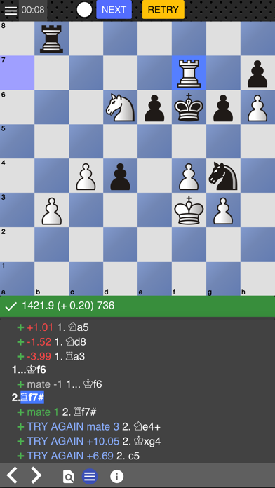 Screenshot #1 pour Chess Tempo: Chess tactics