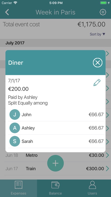 Split expenses & bills, costs screenshot-4