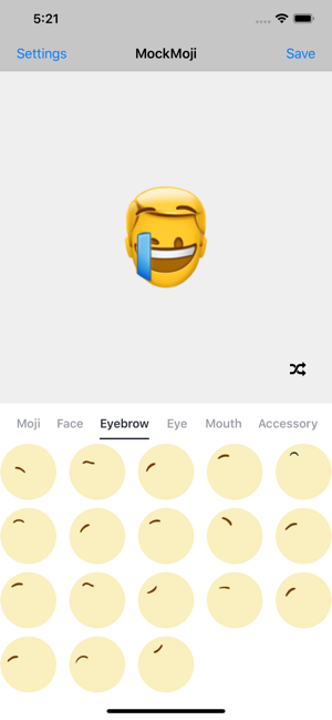 ‎MockMoji:Custom Emoji &Kaomoji Capture d'écran