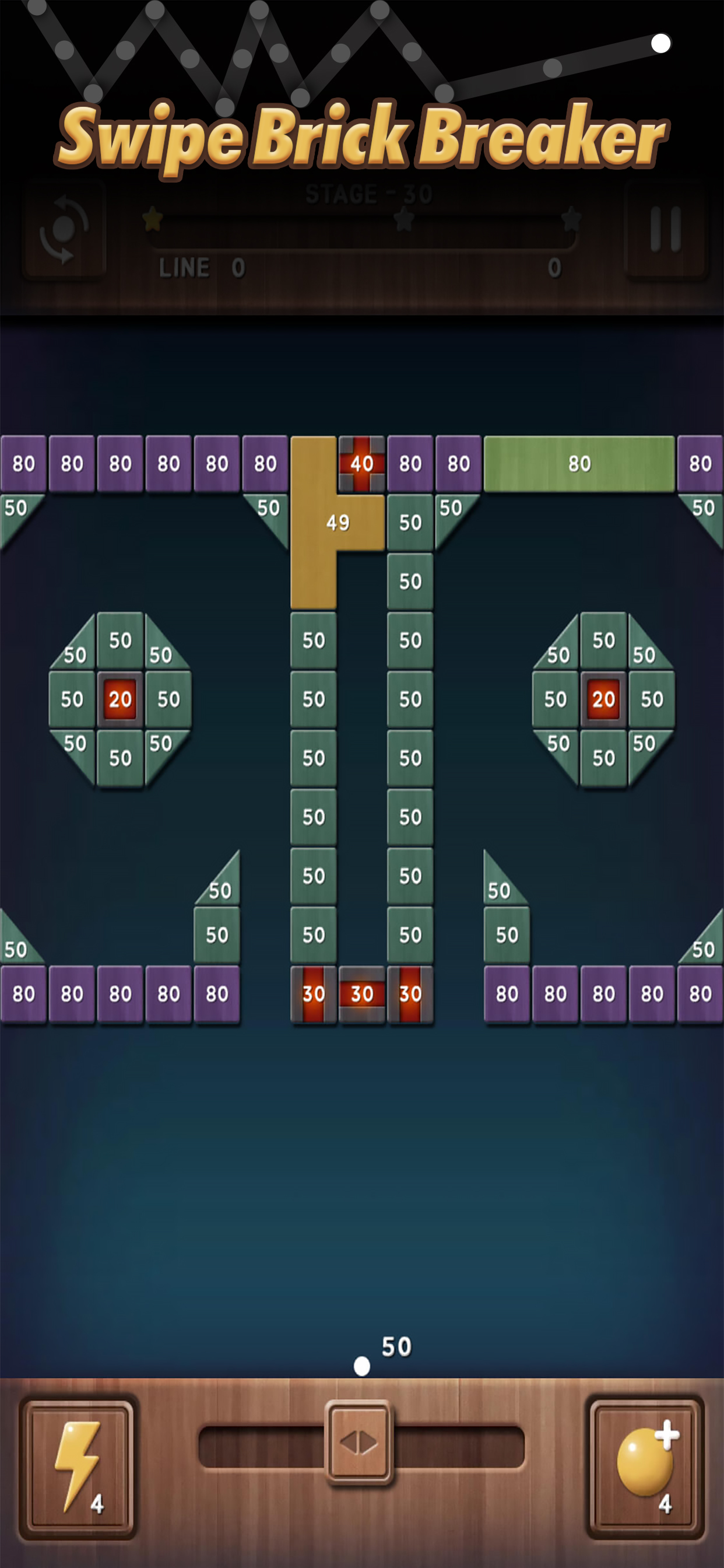 Swipe Brick Breaker: The Blast