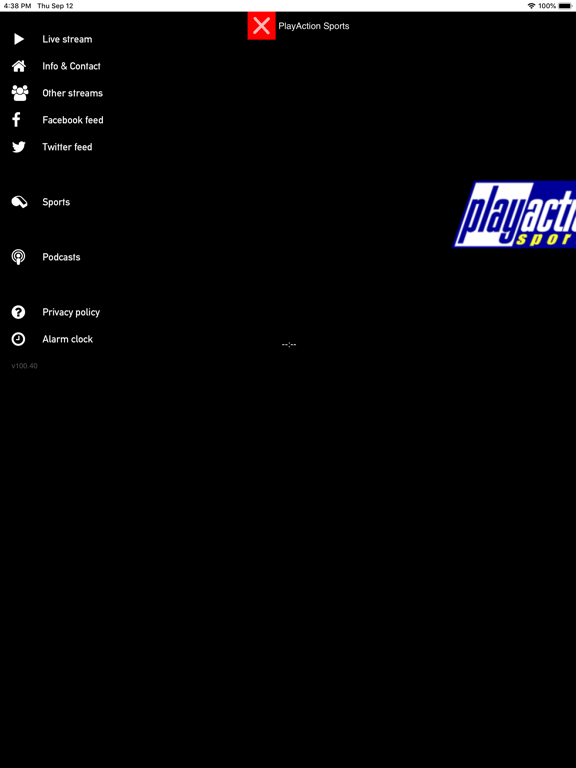 Screenshot #5 pour PlayAction Sports Radio App