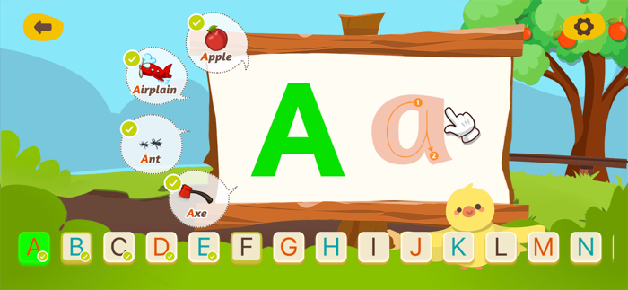 Baby ABC - 26 letters games