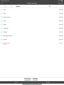 Zakat Calculator for Muslims iPad image 2