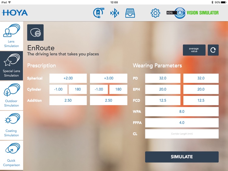 Vision Simulator Remote Ctrl